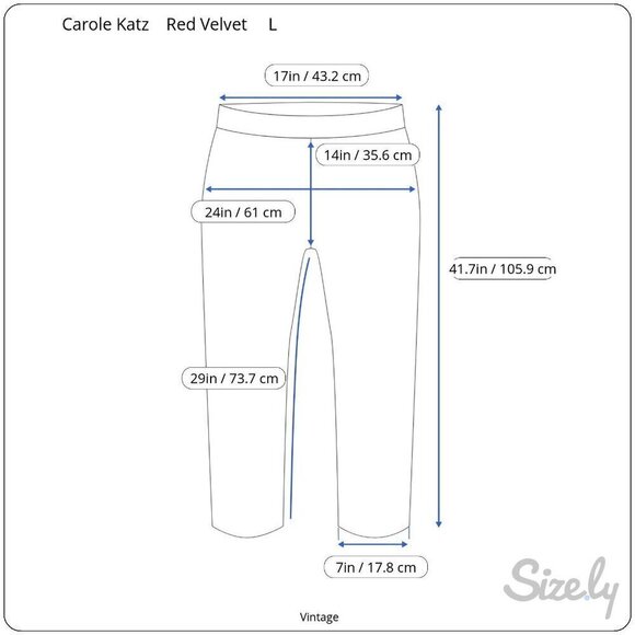 Carole Katz Vintage Red Velvet Burnout 2-Piece Stretch Lounge Top Pants Set L - Picture 8 of 11
